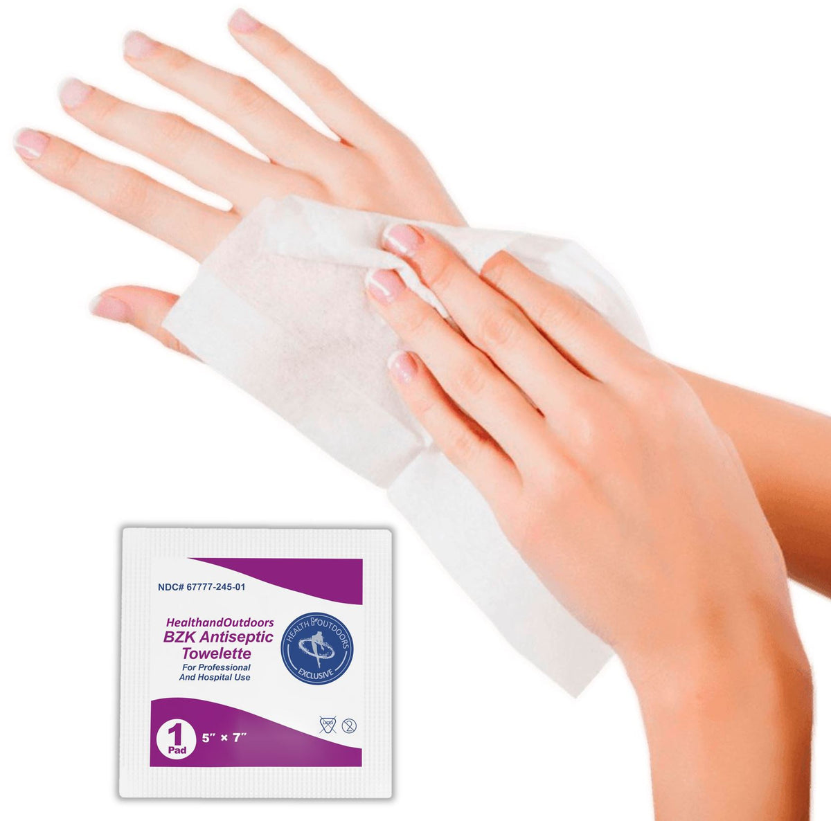 BZk Antiseptic Towelettes (125 Count)