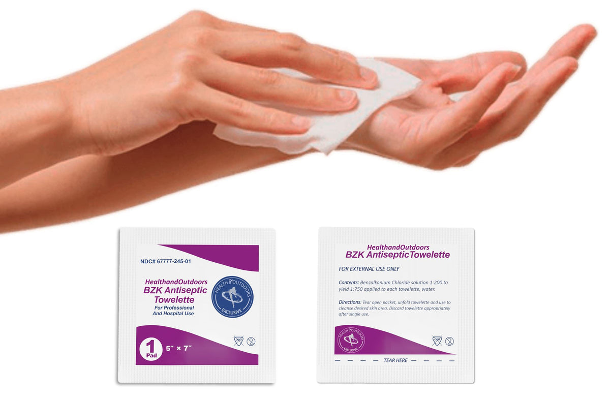 BZk Antiseptic Towelettes (125 Count)