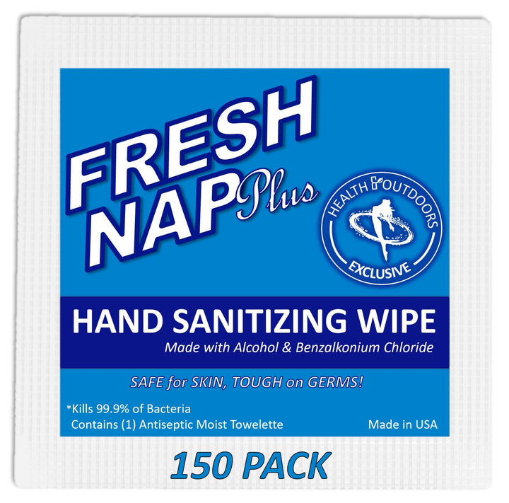 Fresh Nap BZK w/ Alcohol Antiseptic Wipes (150 Count)