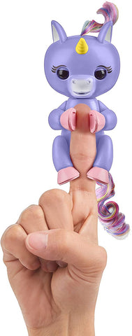Fingerlings Baby Unicorn - Alika (Purple with Rainbow Mane and Tail)