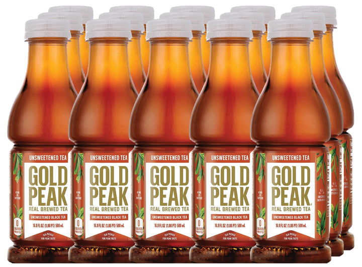 Gold Peak Unsweetened Tea, 15 x 16.9 fl oz