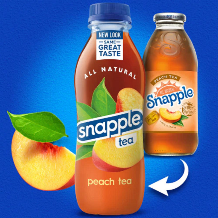 Snapple Peach Tea, 20 fl oz Bottles, 24 Pack