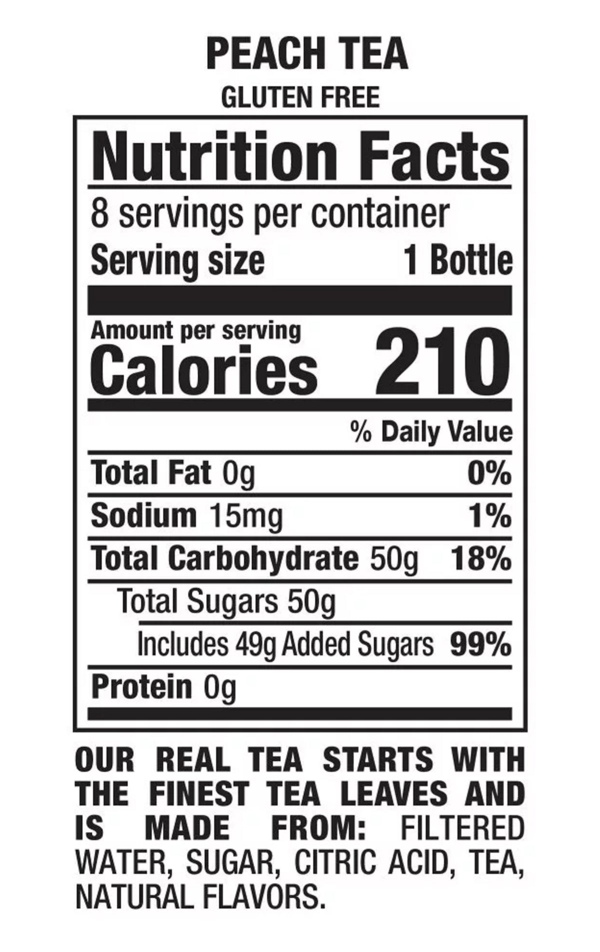 Snapple Peach 24 Pack 20 fl oz