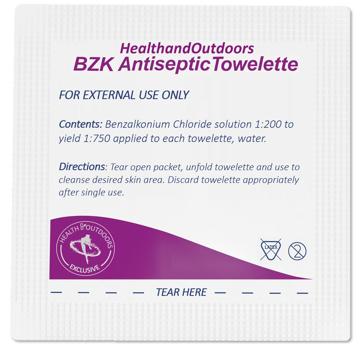 BZK Antiseptic Towelettes (150 Count)